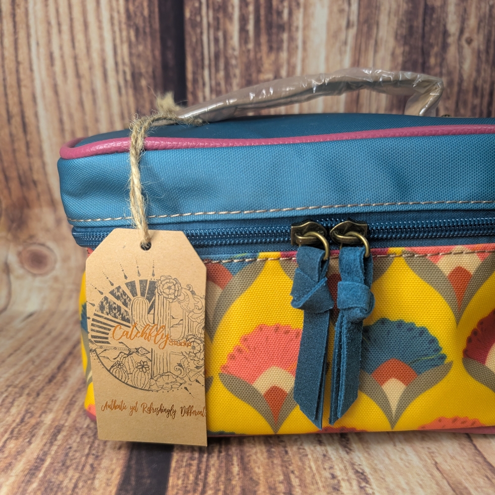 Catchfly Colorful Patterned  Cosmetic Bag - Picture 2 of 5